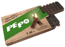 PE-PO drevený podpaľovač 2v1